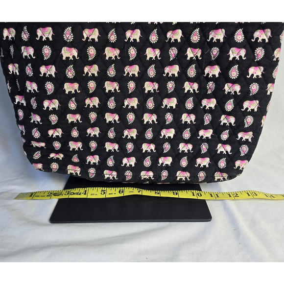 Vera Bradley Tote Pink Elephant Paisley Retired - Picture 12 of 14